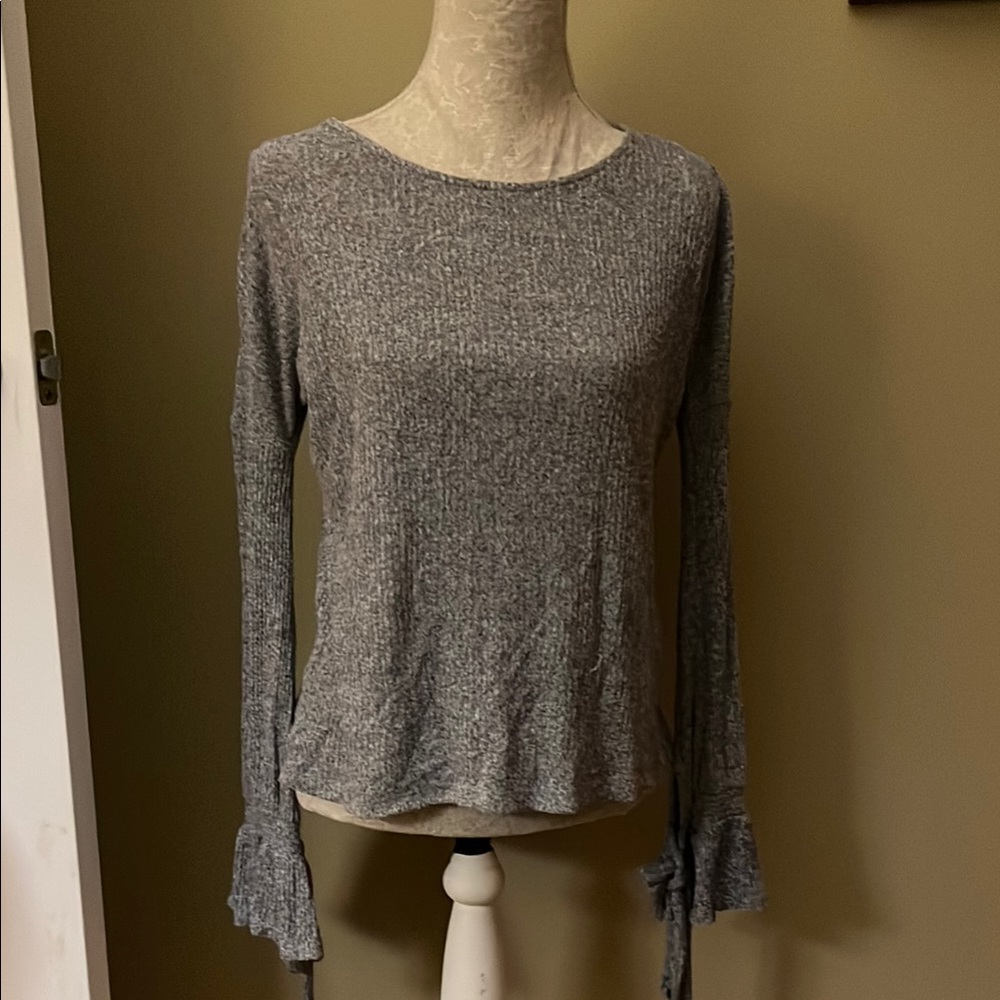 Lucky Brand Tie Sleeve Sweater
